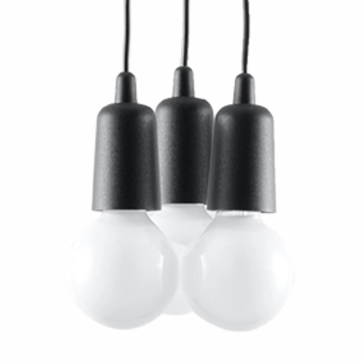 Pendant lamp DIEGO 3 black
